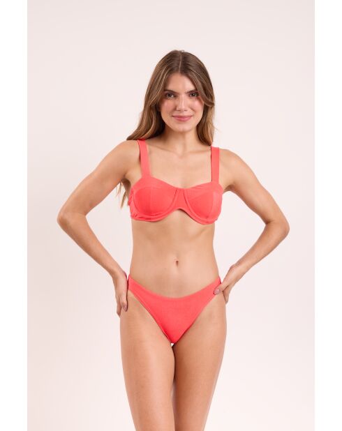 Malibu Folia Amelia orangefarbenes Badebikinioberteil