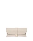 Étui à lunettes en cuir SS26 RM 1013 beige -7 x 16 cm