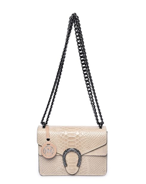 Sac bandoulière en cuir SS26 RM 8140 boue -15x20x5 cm