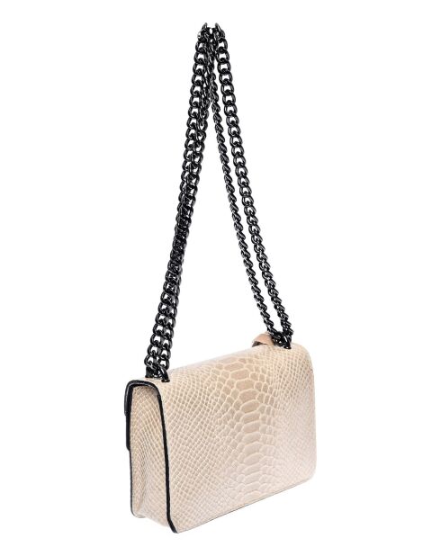 Sac bandoulière en cuir SS26 RM 8140 boue -15x20x5 cm