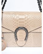 Sac bandoulière en cuir SS26 RM 8140 boue -15x20x5 cm