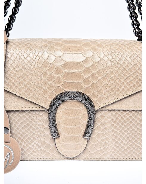 Sac bandoulière en cuir SS26 RM 8140 boue -15x20x5 cm