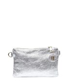 Sac bandoulière en cuir SS26 AL 8152 argent -16x23x1 cm