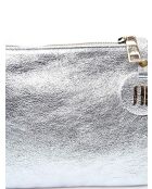 Sac bandoulière en cuir SS26 AL 8152 argent -16x23x1 cm