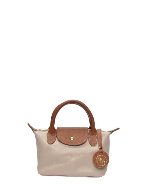 SS26 RM 1960 beige Lederhandtasche -13x22x8,5 cm