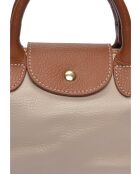 SS26 RM 1960 beige Lederhandtasche -13x22x8,5 cm