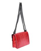 Sac bandoulière en cuir SS26 RM 8140 rouge -15x20x5 cm