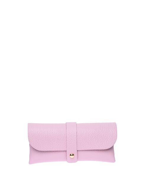 Étui à lunettes en cuir SS26 RM 1013 rosa -7 x 16 cm