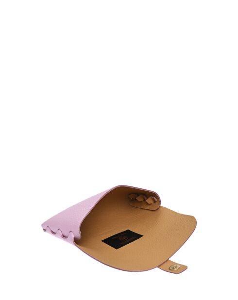 Étui à lunettes en cuir SS26 RM 1013 rosa -7 x 16 cm
