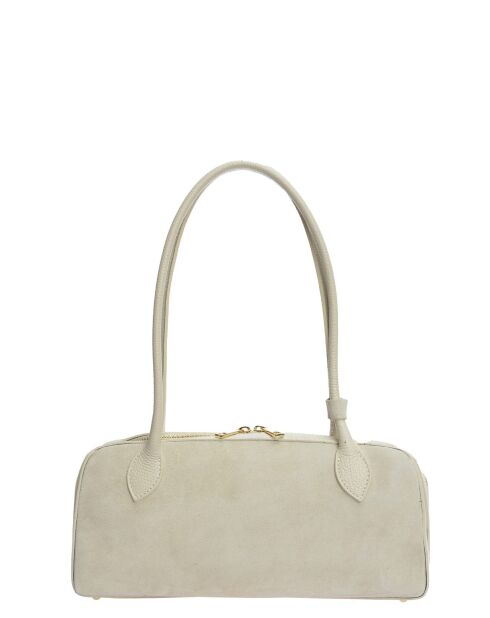 Sac porté épaule en cuir supérieure SS26 AL TSBV 47 beige -16x33.5x9 cm