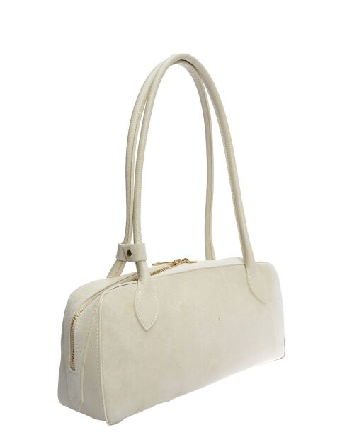 Sac porté épaule en cuir supérieure SS26 AL TSBV 47 beige -16x33.5x9 cm