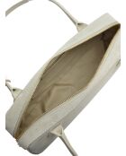 Sac porté épaule en cuir supérieure SS26 AL TSBV 47 beige -16x33.5x9 cm
