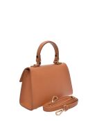 SS26 LV 131 cognac leren handtas -21,5x19,5x7,5 cm