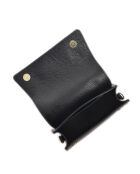SS26 LV 1939T schwarze Lederhandtasche -17x19,5x8 cm