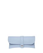 Étui à lunettes en cuir SS26 RM 1013 celeste -7 x 16 cm