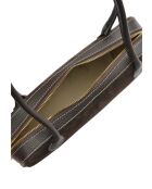 Sac porté épaule en cuir supérieure SS26 AL TSBV 47 testa moro -16x33.5x9 cm
