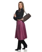 Sac porté épaule en cuir supérieure SS26 AL TSBV 47 testa moro -16x33.5x9 cm