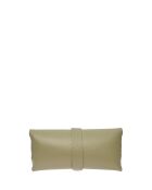 Étui à lunettes en cuir SS26 RM 1013 vert olive -7 x 16 cm