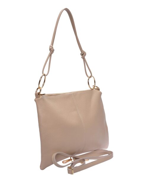 Sac porté épaule en cuir SS26 LV 1005T boue -25.5x35x / cm