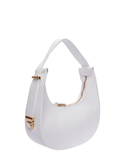 Sac porté épaule en cuir SS26 IR 187T blanc -11.5x21x6.5 cm