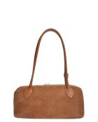 Sac porté épaule en cuir supérieure SS26 AL TSBV 47 cognac -16x33.5x9 cm