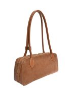 Sac porté épaule en cuir supérieure SS26 AL TSBV 47 cognac -16x33.5x9 cm