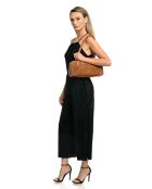Sac porté épaule en cuir supérieure SS26 AL TSBV 47 cognac -16x33.5x9 cm