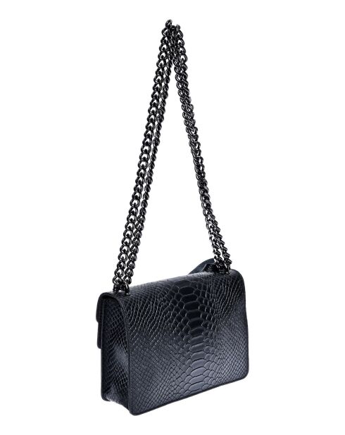 Sac bandoulière en cuir SS26 RM 8140 noir -15x20x5 cm