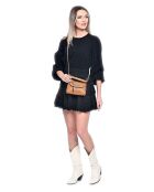 Sac à main en cuir supérieure SS26 AL 1816 cognac -13x19x7 cm