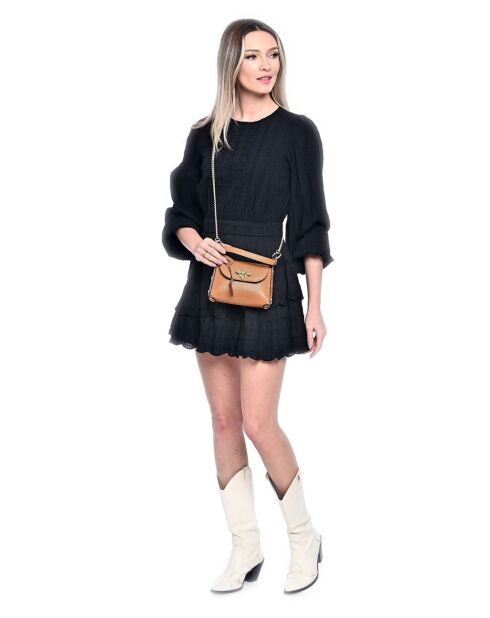 Sac à main en cuir supérieure SS26 AL 1816 cognac -13x19x7 cm