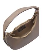 SS26 IR 187T modderleren schoudertas -11,5x21x6,5 cm