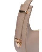 SS26 IR 187T modderleren schoudertas -11,5x21x6,5 cm
