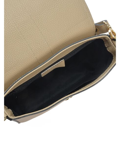 Sac bandoulière en cuir SS26 AL TSBV 24 boue -15.5x24x8 cm