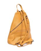 Sac à dos en cuir SS26 LV 1880 moutarde -28x25x8 cm