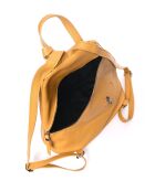 Sac à dos en cuir SS26 LV 1880 moutarde -28x25x8 cm