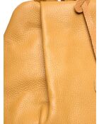 Sac à dos en cuir SS26 LV 1880 moutarde -28x25x8 cm