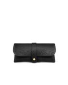 Étui à lunettes en cuir SS26 RM 1013 noir -7 x 16 cm