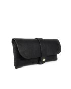 Étui à lunettes en cuir SS26 RM 1013 noir -7 x 16 cm
