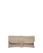 Étui à lunettes en cuir SS26 RM 1013 boue -7 x 16 cm