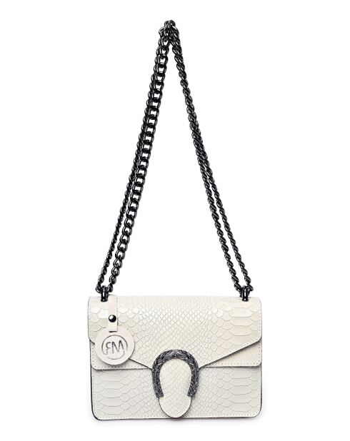 Sac bandoulière en cuir SS26 RM 8140 beige -15x20x5 cm