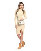 Sac bandoulière en cuir SS26 RM 8140 beige -15x20x5 cm