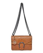 Sac bandoulière en cuir SS26 RM 8140 cognac -15x20x5 cm