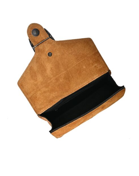 Sac bandoulière en cuir SS26 RM 8140 cognac -15x20x5 cm