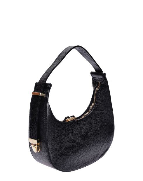 Sac porté épaule en cuir SS26 IR 187T noir -11.5x21x6.5 cm