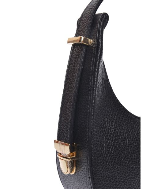 Sac porté épaule en cuir SS26 IR 187T noir -11.5x21x6.5 cm