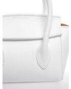 Sac à main en cuir SS26 AL 1962T blanc -13x18x7 cm