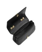 Sac bandoulière avec chaîne CCHB0195 noir - 22x14x7 cm