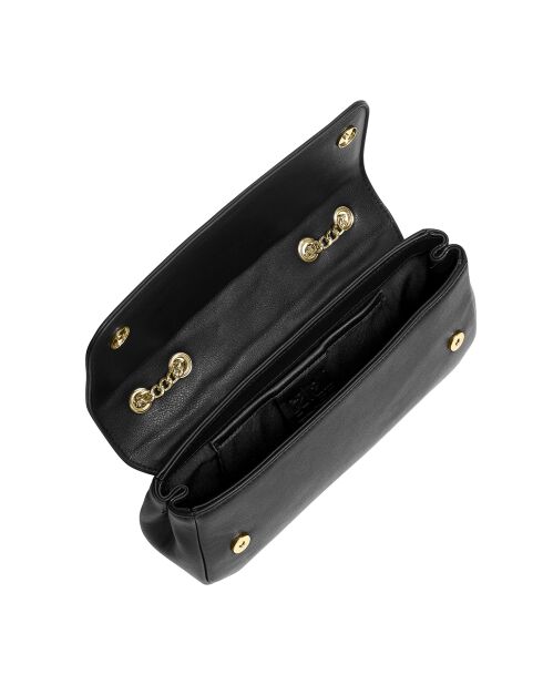 Sac bandoulière avec chaîne CCHB0248 noir - 26x12x6 cm