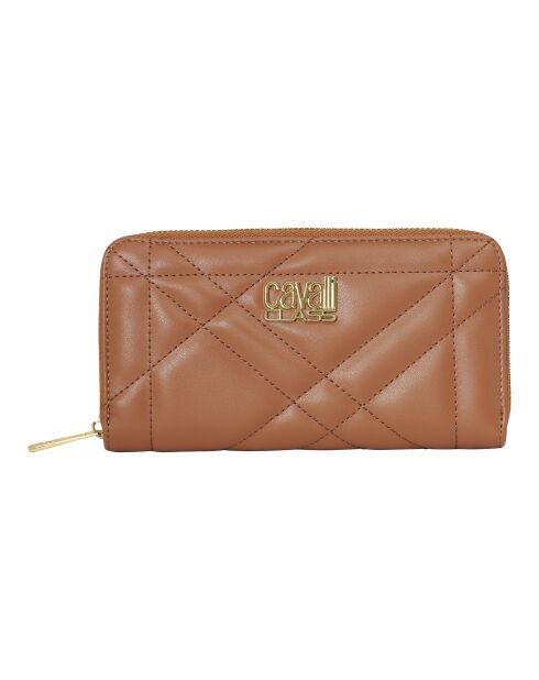 Portefeuille avec fermeture éclair CCSW0193 marron - 19x10.2x2 cm