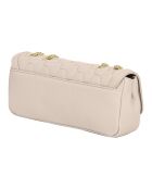 Sac bandoulière avec chaîne CCHB0248 ivoire - 26x12x6 cm